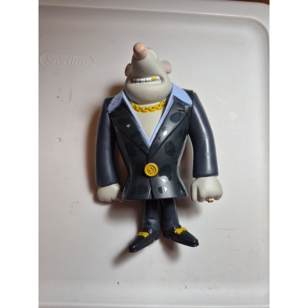 Whitey Rat Figure Nodder Bobble Flushed Away 2006 McDonald's
